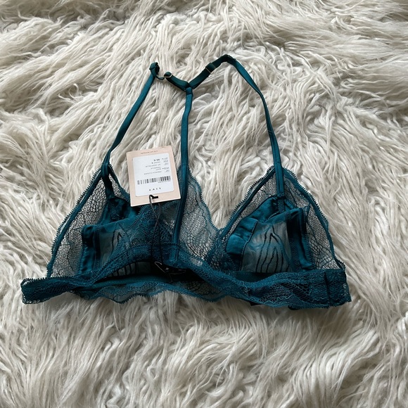 🆕 livy french clover soft triangle deep blue bra - Picture 5 of 5